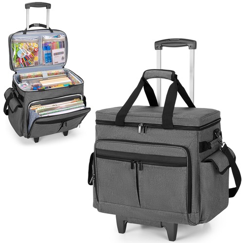 Rolling scrapbook tote with - rolling,