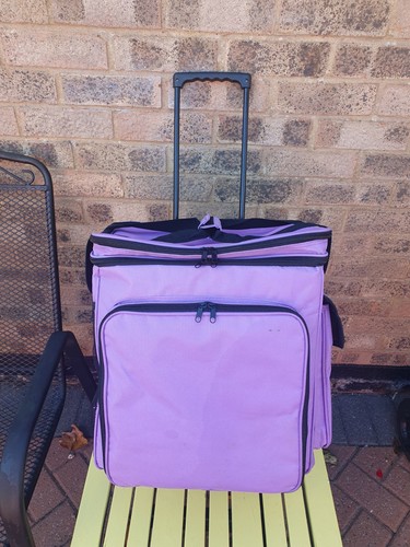 Purple craft storage trolley - purple,