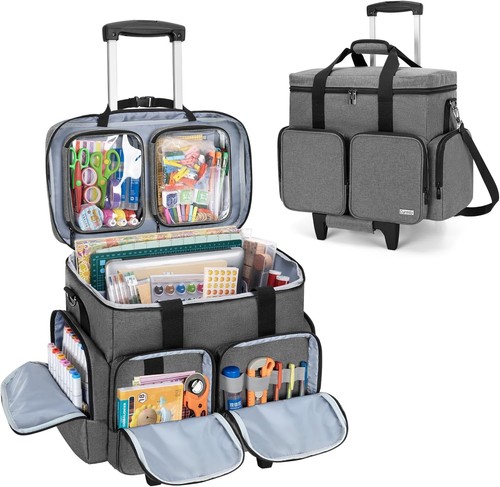 Curmio rolling sewing bag - rolling,