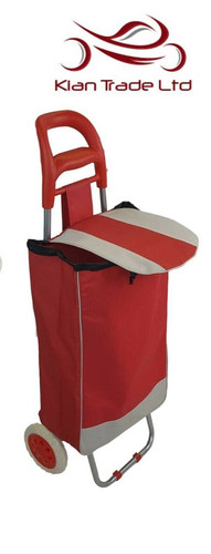 Shopping trolley red - shopping,