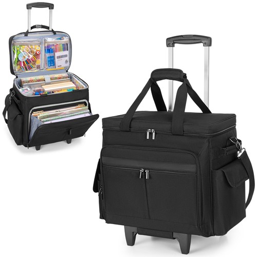 Rolling scrapbook tote with - scrapbook,