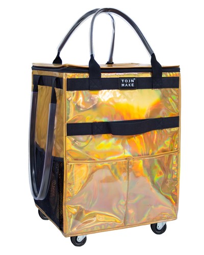 Reusable grocery bag wheels - bag, on