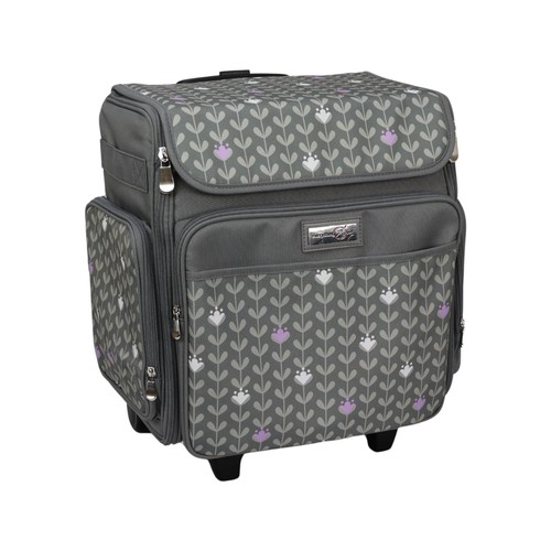 Grey purple rolling - grey/purple, tote