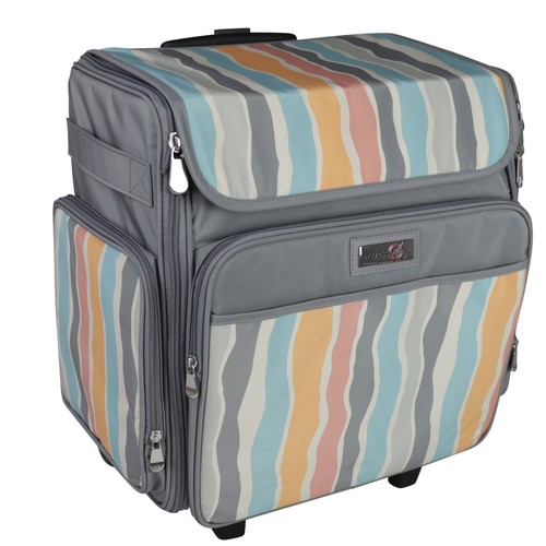 Grey multi stripe - multi, tote